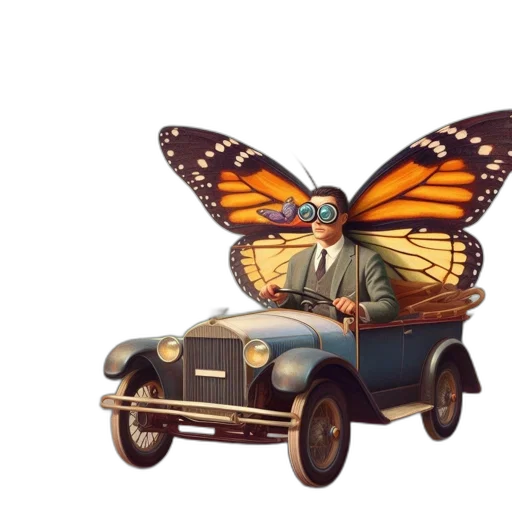 car, concept art, pixel art, 3d render transparent PNG cut-out