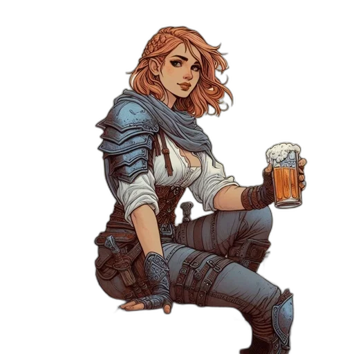 jacket, concept art, fantasy art, comic book art transparent PNG cut-out