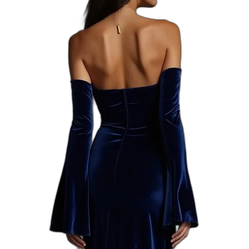 dress, jewelry, photorealistic, concept art transparent PNG cut-out