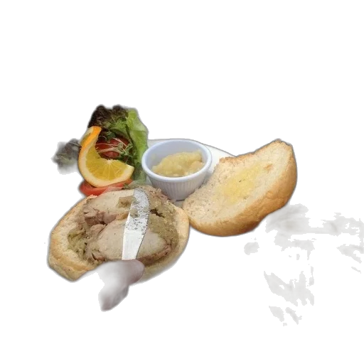 food, photorealistic, 3d render, person transparent PNG cut-out
