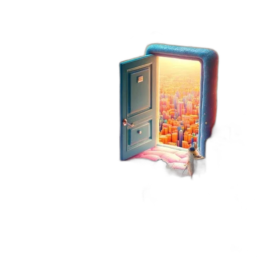 furniture, concept art, 3d render, pixel art transparent PNG cut-out