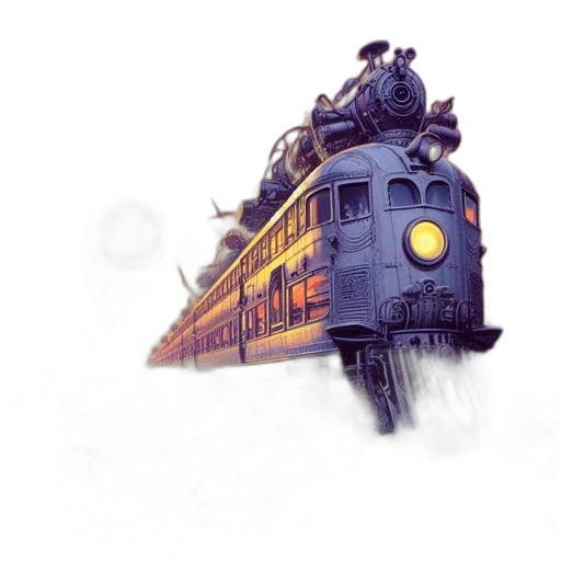 car, animal, concept art, watercolor transparent PNG cut-out