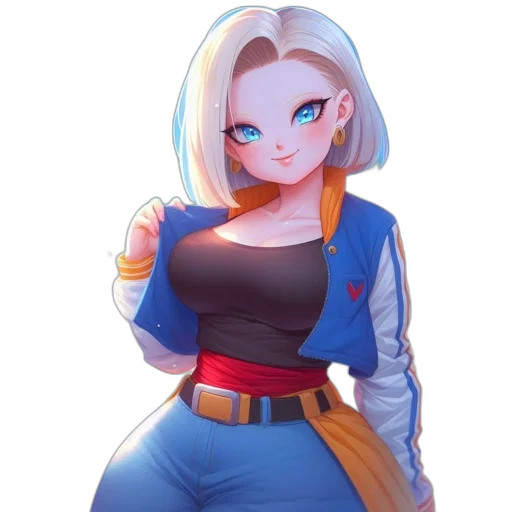 jacket, staff, dress, robot transparent PNG cut-out