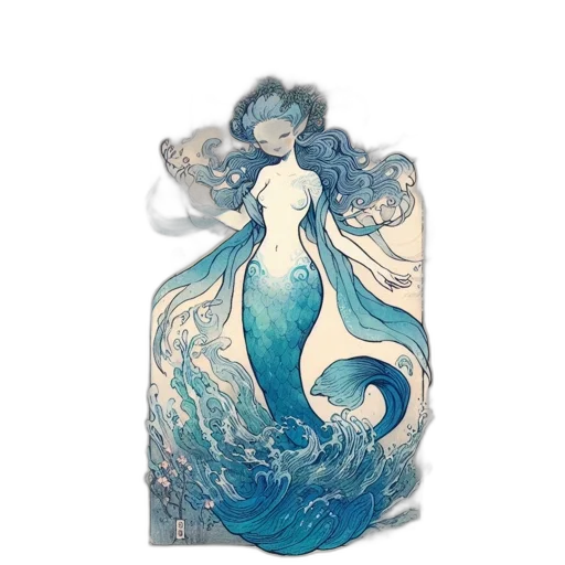 dress, fantasy art, concept art, watercolor transparent PNG cut-out
