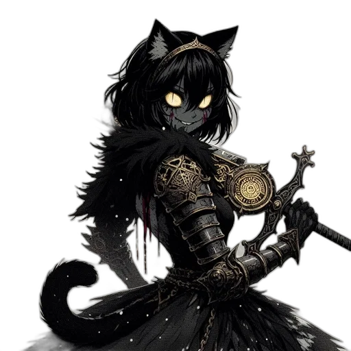 staff, weapon, sword, fantasy art transparent PNG cut-out