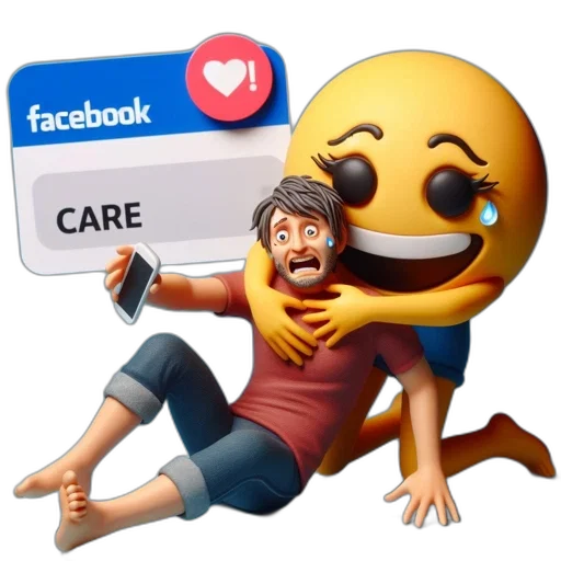 mask, concept art, 3d render, emoji transparent PNG cut-out
