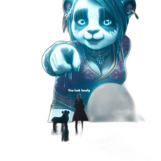creature, mask, staff, robot transparent PNG cut-out