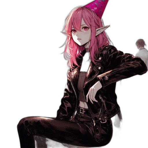 hat, jacket, staff, crown transparent PNG cut-out