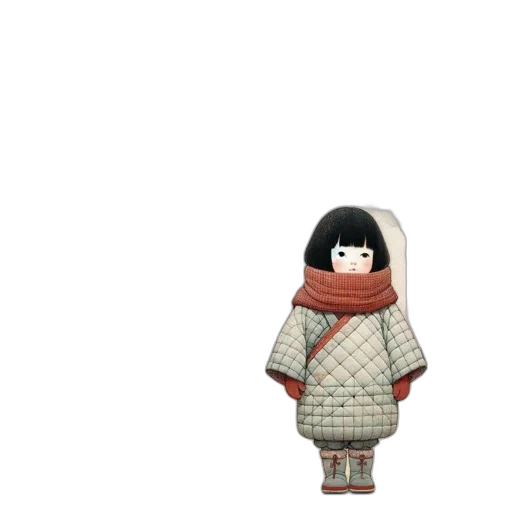 jacket, dress, creature, robot transparent PNG cut-out