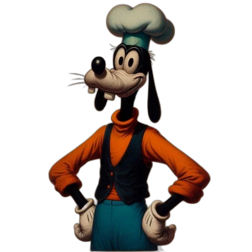 staff, hat, jacket, animal transparent PNG cut-out