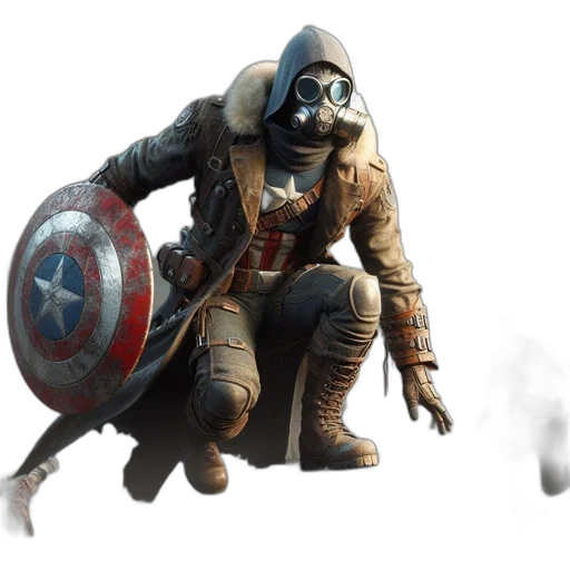 weapon, mask, jacket, sword transparent PNG cut-out