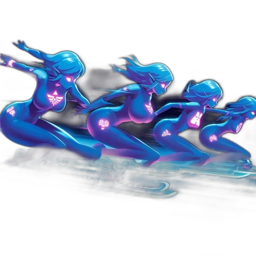 concept art, 3d render, vaporwave, photorealistic transparent PNG cut-out