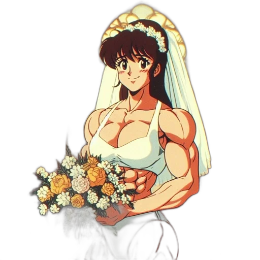 dress, flower, jewelry, pixel art transparent PNG cut-out