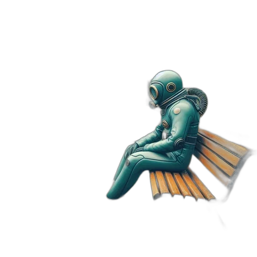 robot, creature, staff, furniture transparent PNG cut-out