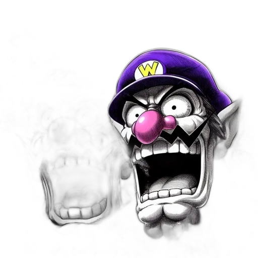 mask, concept art, 3d render, cartoon transparent PNG cut-out