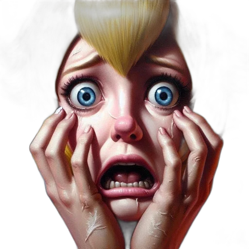face, mask, creature, hair transparent PNG cut-out