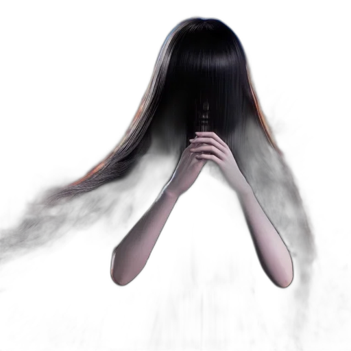 hair, mask, creature, face transparent PNG cut-out