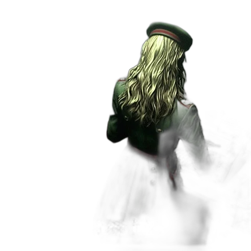 hat, staff, mask, hair transparent PNG cut-out
