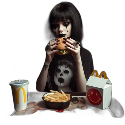 food, face, photorealistic, concept art transparent PNG cut-out