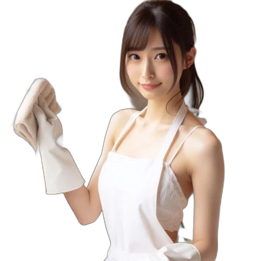 dress, staff, weapon, robot transparent PNG cut-out