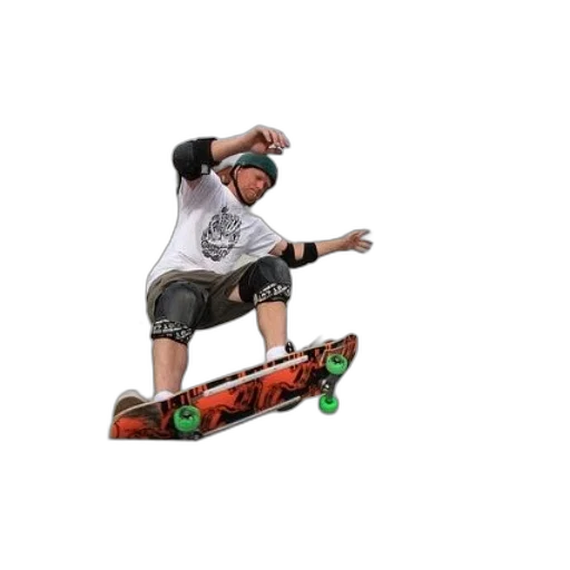 3d render, photorealistic, concept art, skateboarder transparent PNG cut-out