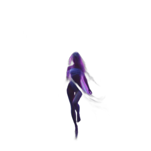 creature, hair, dress, robot transparent PNG cut-out