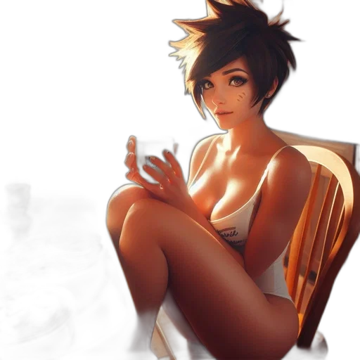 dress, staff, weapon, face transparent PNG cut-out