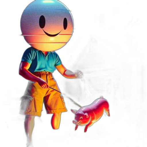 robot, mask, creature, staff transparent PNG cut-out