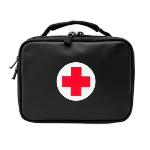 black, first, aid, kit transparent PNG cut-out