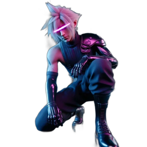 mask, jacket, weapon, creature transparent PNG cut-out