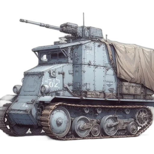 weapon, car, concept art, photorealistic transparent PNG cut-out