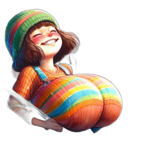 hat, dress, jacket, creature transparent PNG cut-out