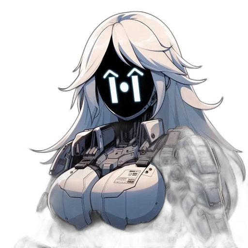mask, robot, creature, face transparent PNG cut-out