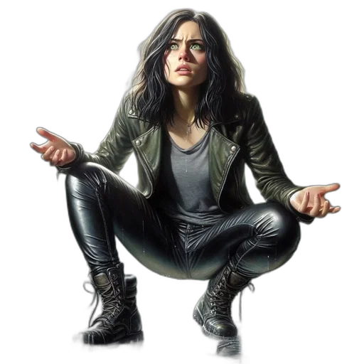 jacket, comic book art, concept art, photorealistic transparent PNG cut-out
