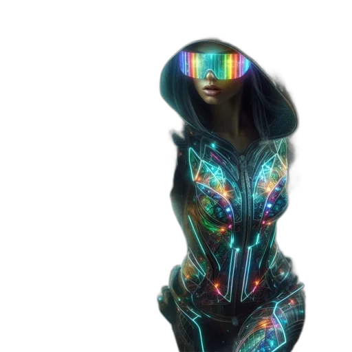 robot, dress, jacket, jewelry transparent PNG cut-out