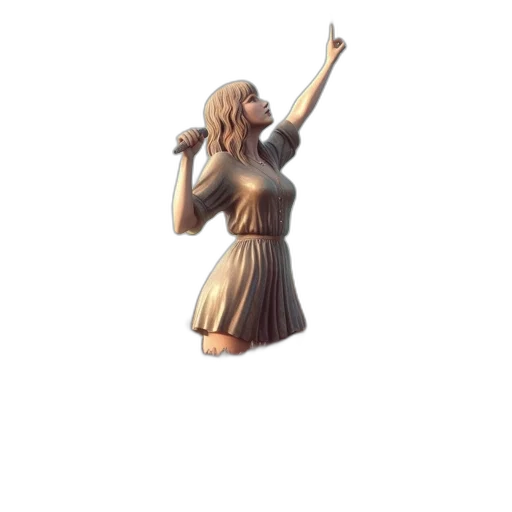 dress, staff, jewelry, weapon transparent PNG cut-out