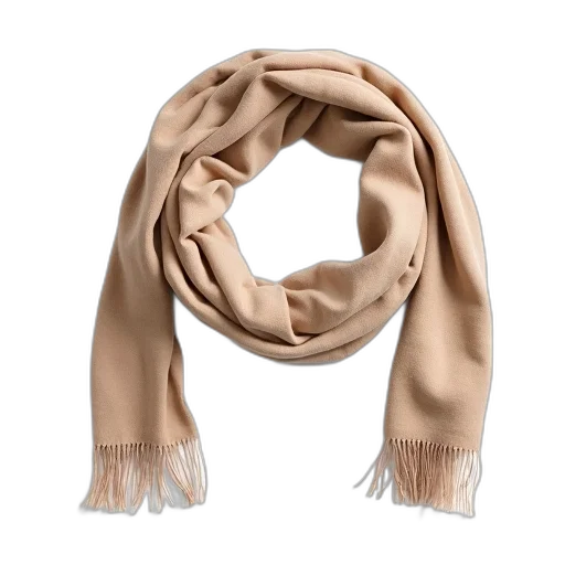 earth tones, golden, beige, scarf transparent PNG cut-out