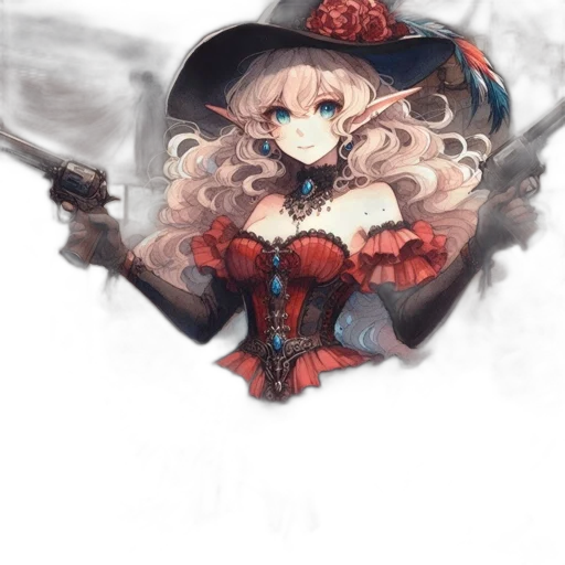 weapon, crown, staff, dress transparent PNG cut-out