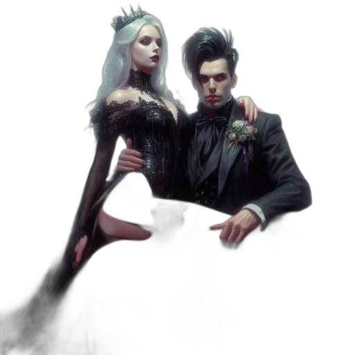 concept art, fantasy art, comic book art, cyberpunk transparent PNG cut-out
