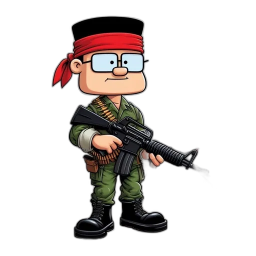 weapon, staff, hat, cartoon transparent PNG cut-out
