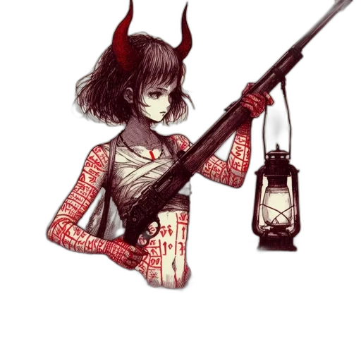 weapon, staff, sword, dress transparent PNG cut-out