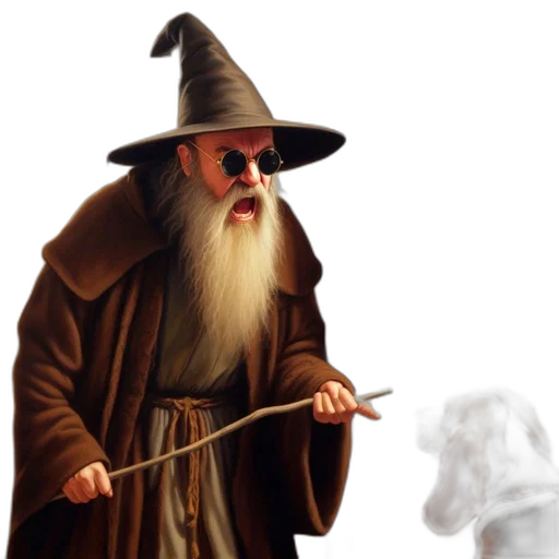 staff, hat, concept art, fantasy art transparent PNG cut-out