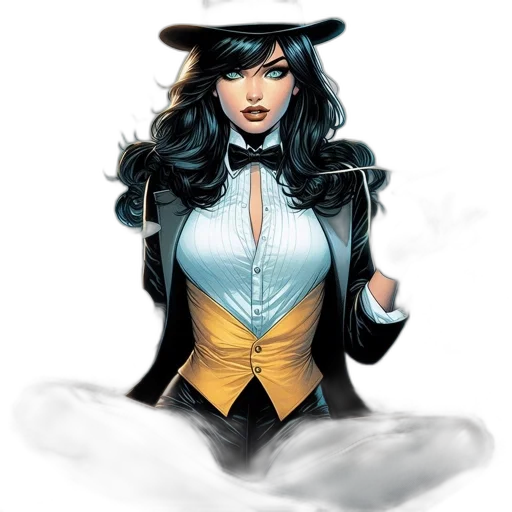 comic book art, concept art, fantasy art, cartoon transparent PNG cut-out