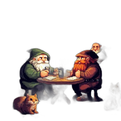 concept art, pixel art, fantasy art, watercolor transparent PNG cut-out