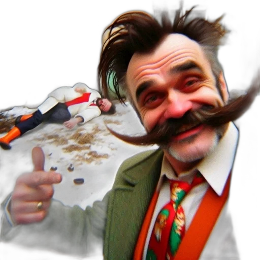 staff, animal, face, weapon transparent PNG cut-out