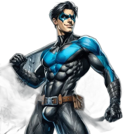 comic book art, concept art, cartoon, fantasy art transparent PNG cut-out