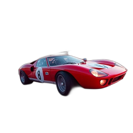 car, animal, 3d render, photorealistic transparent PNG cut-out
