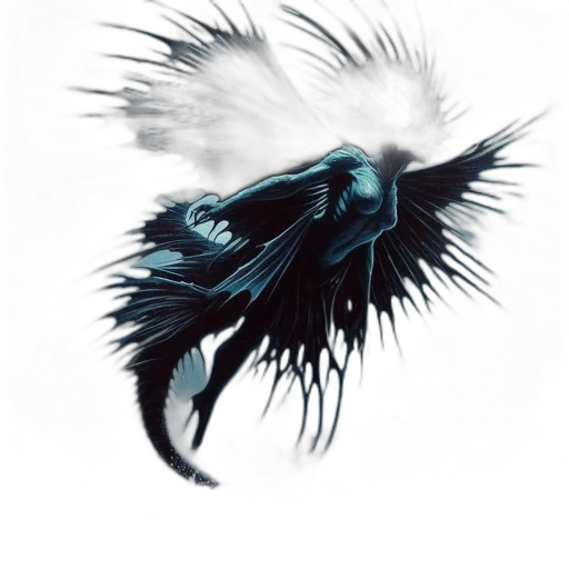creature, hair, dragon, mask transparent PNG cut-out