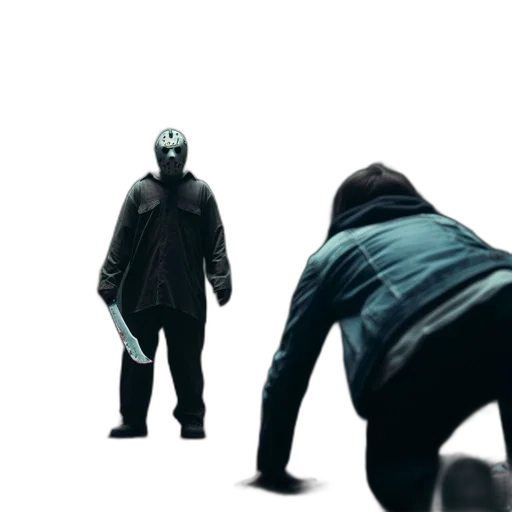 mask, jacket, robot, creature transparent PNG cut-out