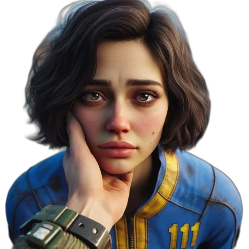 face, jacket, weapon, robot transparent PNG cut-out